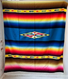 Mexican Saltillo Serape Blanket