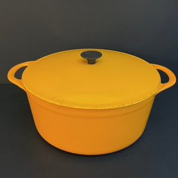 Yellow Le Creuset Cousances #26 Dutch Oven