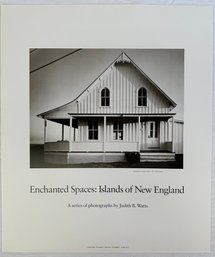 Judith B. Watts Enchanted Spaces Poster, Block Island Cottage