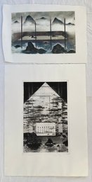 2 Vintage Prints By Trina Bullimer