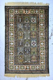 2.7 X 4.8 Vintage Silk Garden Pattern Rug