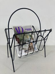 Vintage Iron Magazine Rack