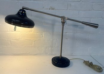 Navy Blue Modern Metal Adjustable Desk Lamp