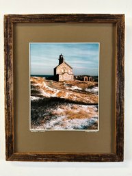 Malcolm Greenaway Color Photograph Of North Light, Block Island