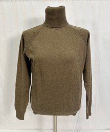 Women's Loro Piana Cashmere Mocha Turtleneck Sweater