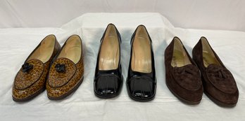 (3) Pairs Women's Bottega Veneta Loafers And Pumps