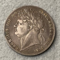 1820 United Kingdom Silver 1/2 Crown