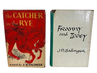 2 J.D. Salinger Book, Catcher In The Rye, Franny And Zooey