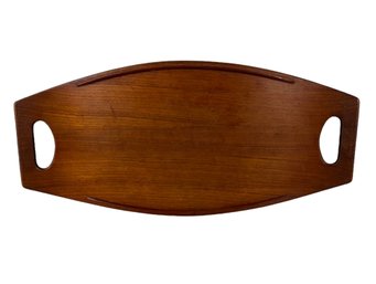 Jens Quistgaard Staved Teak Dansk IHQ Surfboard Serving Tray