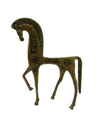 MCM Frederick Weinberg Style Etruscan Brass Horse