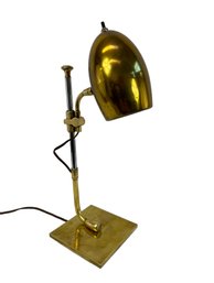 Paavo Tynell (Finland, 1890-1979) Brass And Stainless Desk Lamp