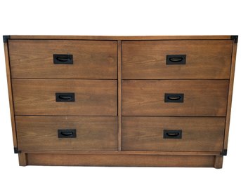 Drexel New Generation 6 Drawer Walnut Dresser