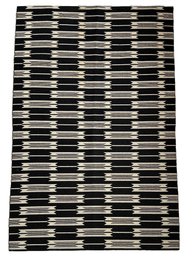 4' X 6' Danish Modern Jutland Flat Weave Mills Rug