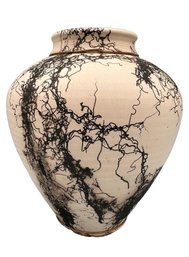 1995 Vicente Garcia Ceramic Raku Vase