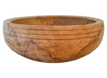 Liam O'Neill Turned Beech Wood Salad Bowl