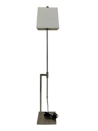 Stainless Steel Telescoping Floor Lamp