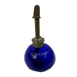 Antique Cobalt Blue Jewelers Alcohol Lamp