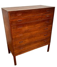 Arne Wahl Iverson For Vinde Mobelfabrik Teak Tall Dresser