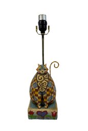 Heartwood Creek By Jim Shore 'Abigail' Cat Table Lamp