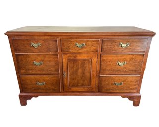 Antique Figured Maple Server