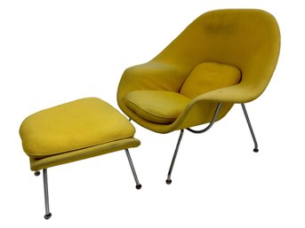 Eero Saarinen Womb Chair & Ottoman For Knoll Corp., 1971