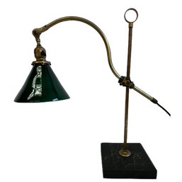 O.C. White Articulating Metal Table Lamp