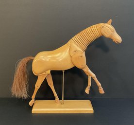 Wooden Articulated Horse