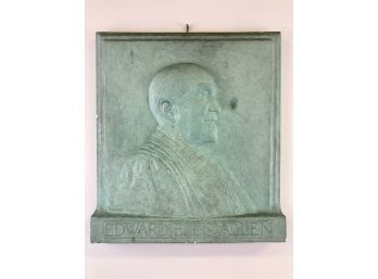 Bashka Paeff (1893 - 1979) Plaster Portrait Of Edward Ellis Allen