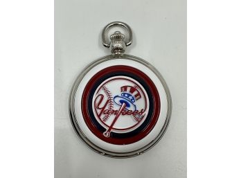 NIB Danbury Mint NY Yankees Pocket Watch