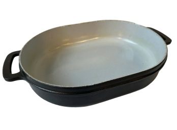 MCM Lauffer Cast Iron Enamel 2 Handled Casserole