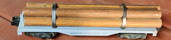 American Flyer Flat Car With Logs 905
