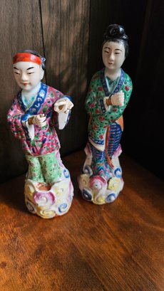 #18 - UPDATE - HANDS FOUND !!! Antique Goddess Statues - Quan Yin 10'