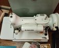 Singer Featherweight White Sewing Machine 221