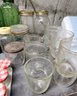 Collection Of Glass Jars