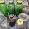 Collection Of Glass Jars