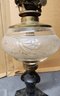 Cast Iron Based Oil Lamp Dated May 18, 1820