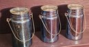 #1 - 3 Mason Type Jars With Handles