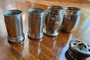 #123 - Mini Salt & Peppers- Urn Shaped Marked Sterling