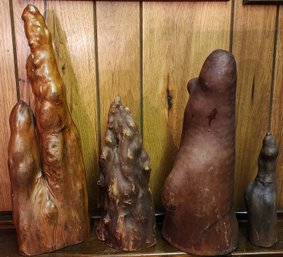 4 Wood Sculptures