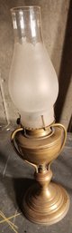 19' Brass Plume& Atwood Oil Lamp