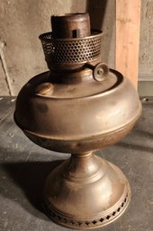 12' Brass Oil Lamp Round Wick