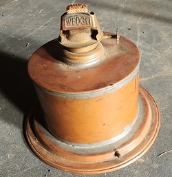 Wedge Oil Lamp- Can Lamp