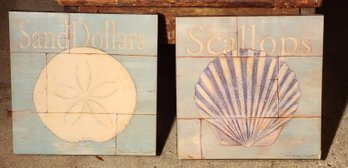 11' Square Seashell Pictures