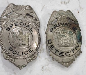 Special Police And Private Detective Badges
