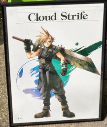 Cloud Strife Animation Framed Poster