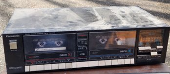 Panasonic RS-373 - Stereo Double Cassette Deck - Untested
