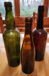 Trio Of Vintage Bottles