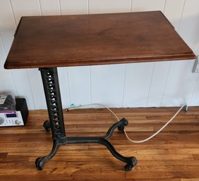 Cast Iron Adjustable Tray Table