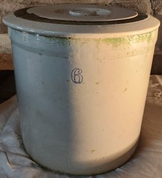 6 Gallon Crock With Lid