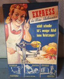 Vintage Express German Vegetable Peeler With Original Box